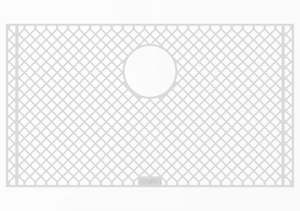 Alternate Image for Ruvati Silicone Bottom Rinse Grid Sink Mat for RVH7300 Sink, Gray, RVA47300GR