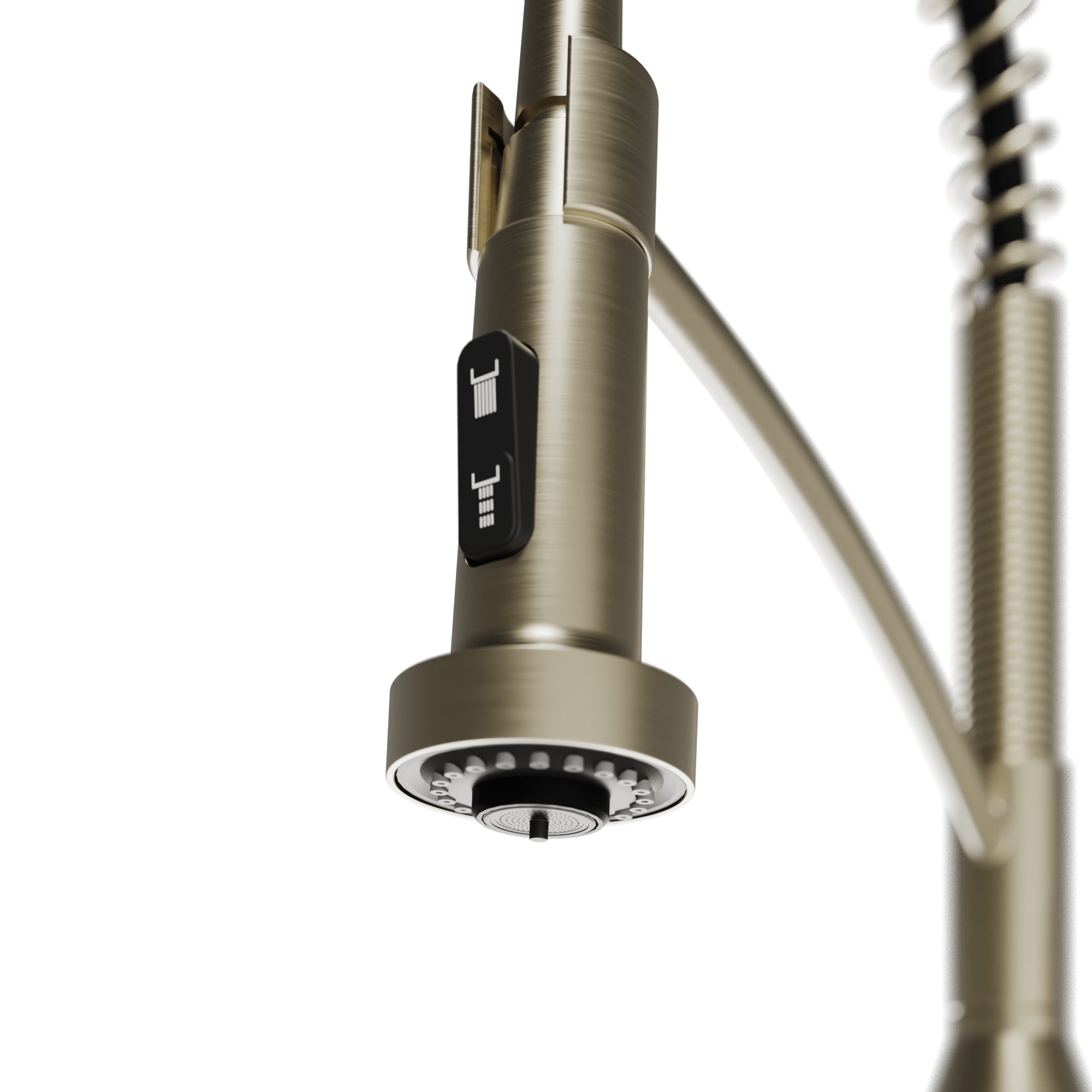 Karran scottsdale touchless pull-down kitchen faucet spot-free champagne bronze product image