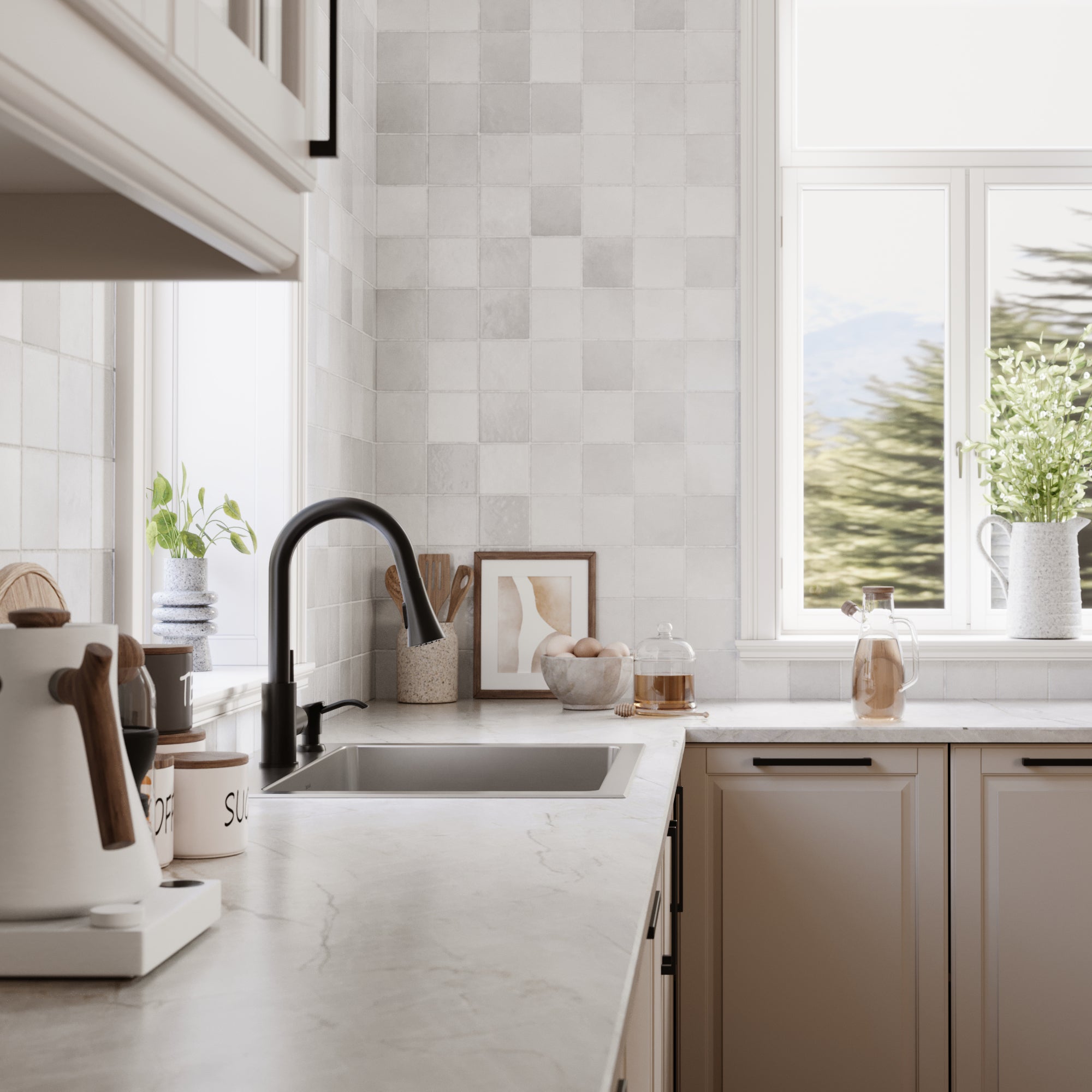 Karran lansen 25 stainless steel kitchen sink 18 gauge lifestyle image