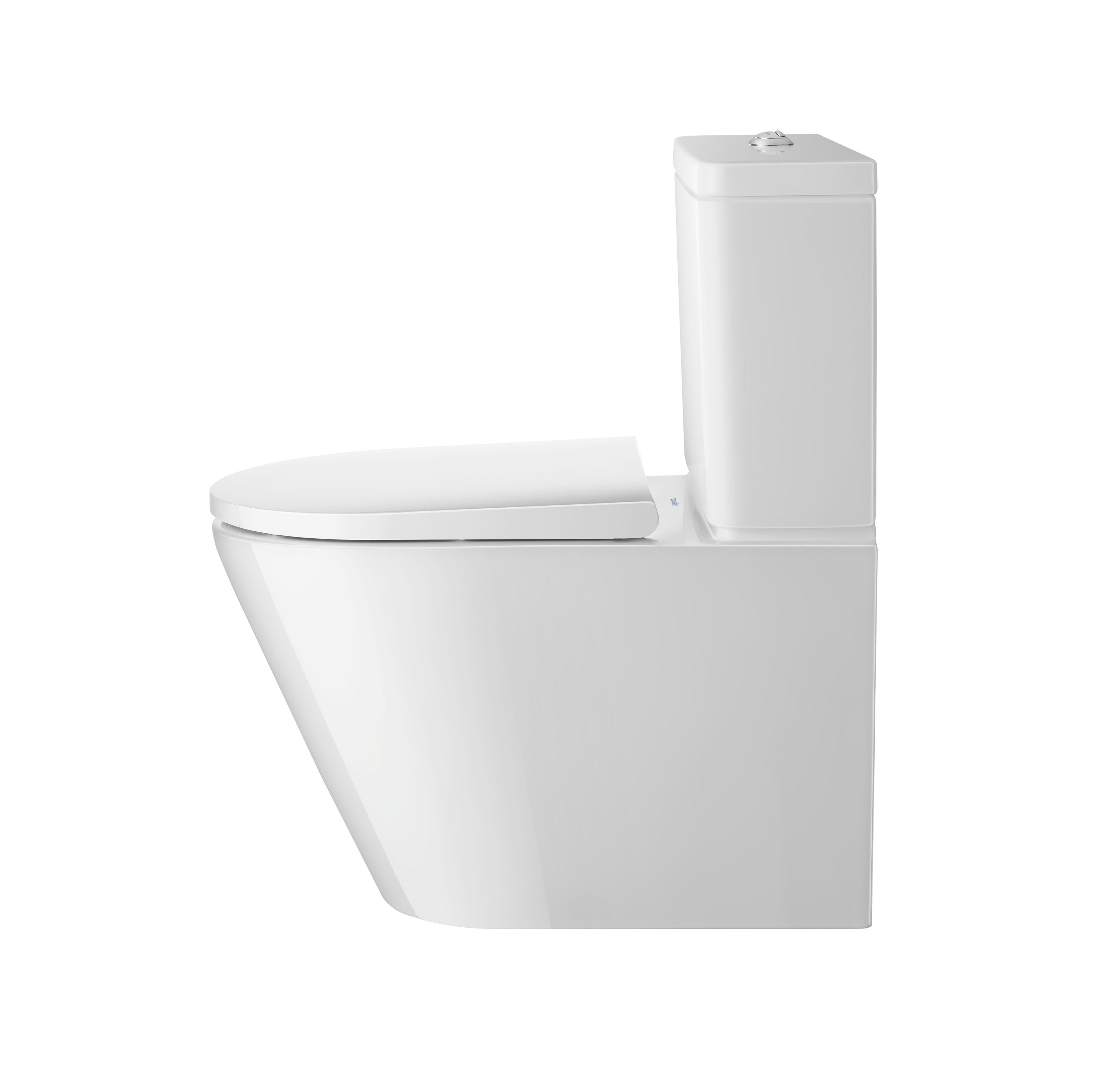 D-Neo Round Slow Close Toilet Seat in White