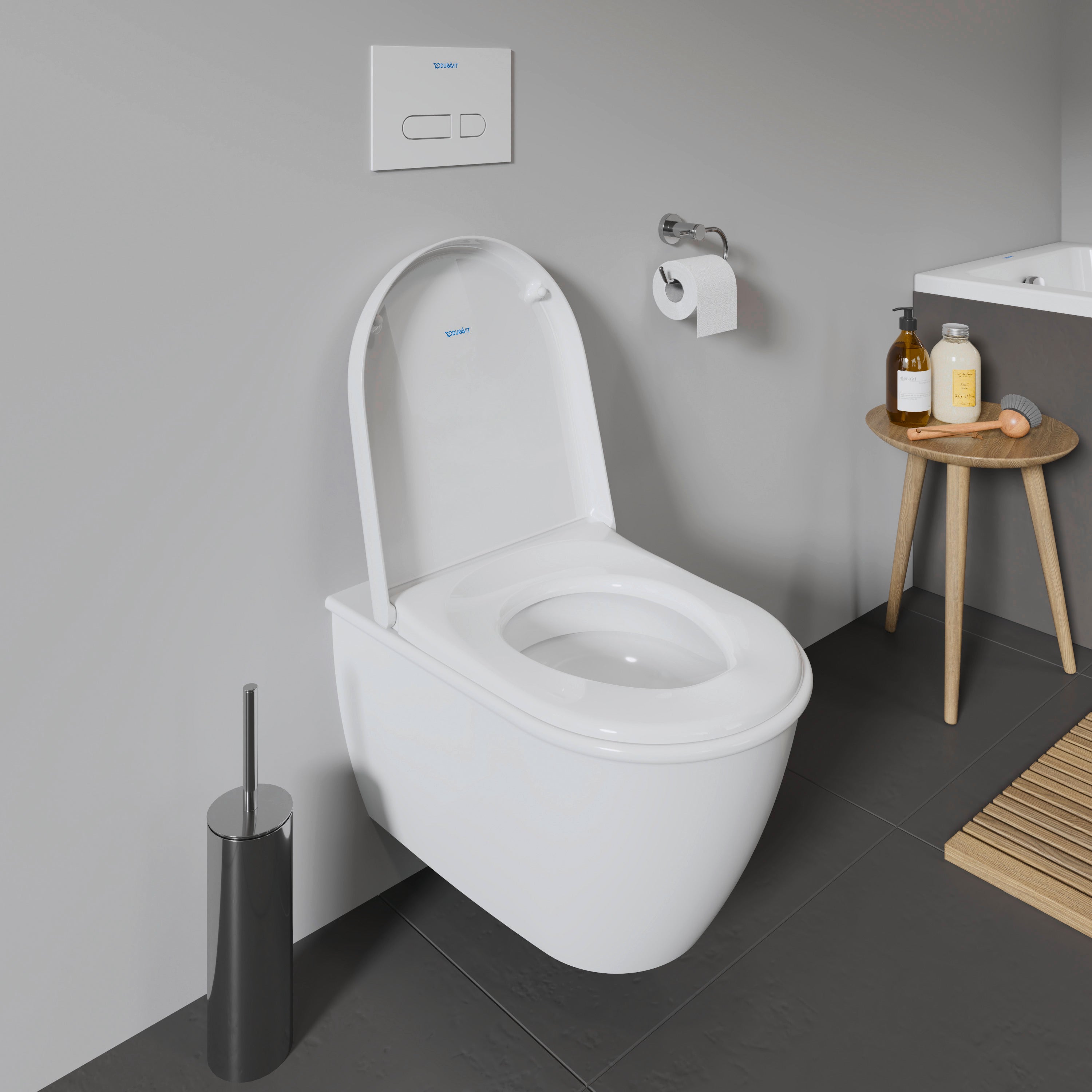 Darling New Round Slow Close Toilet Seat in White