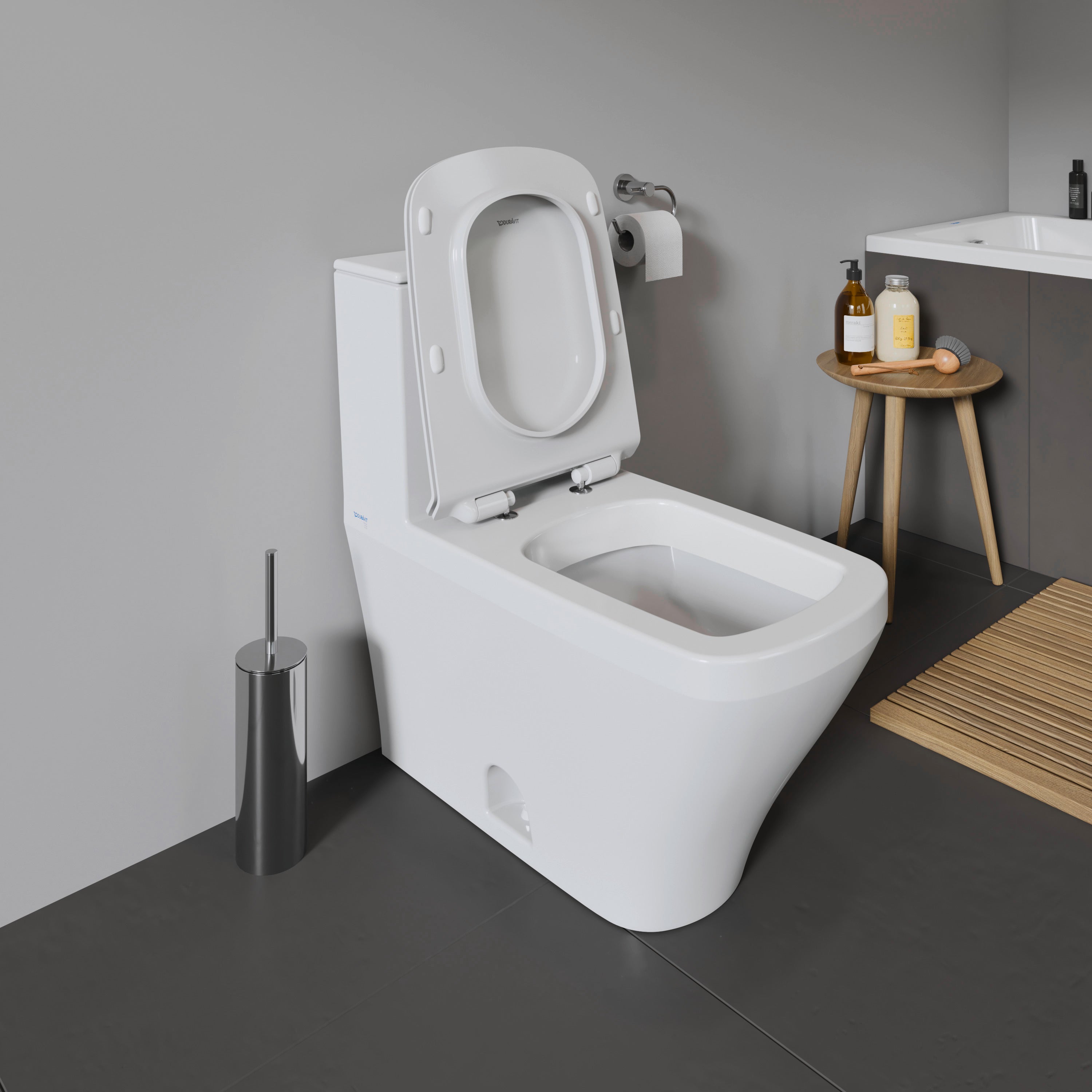 DuraStyle Elongated Slow Close Toilet Seat in White