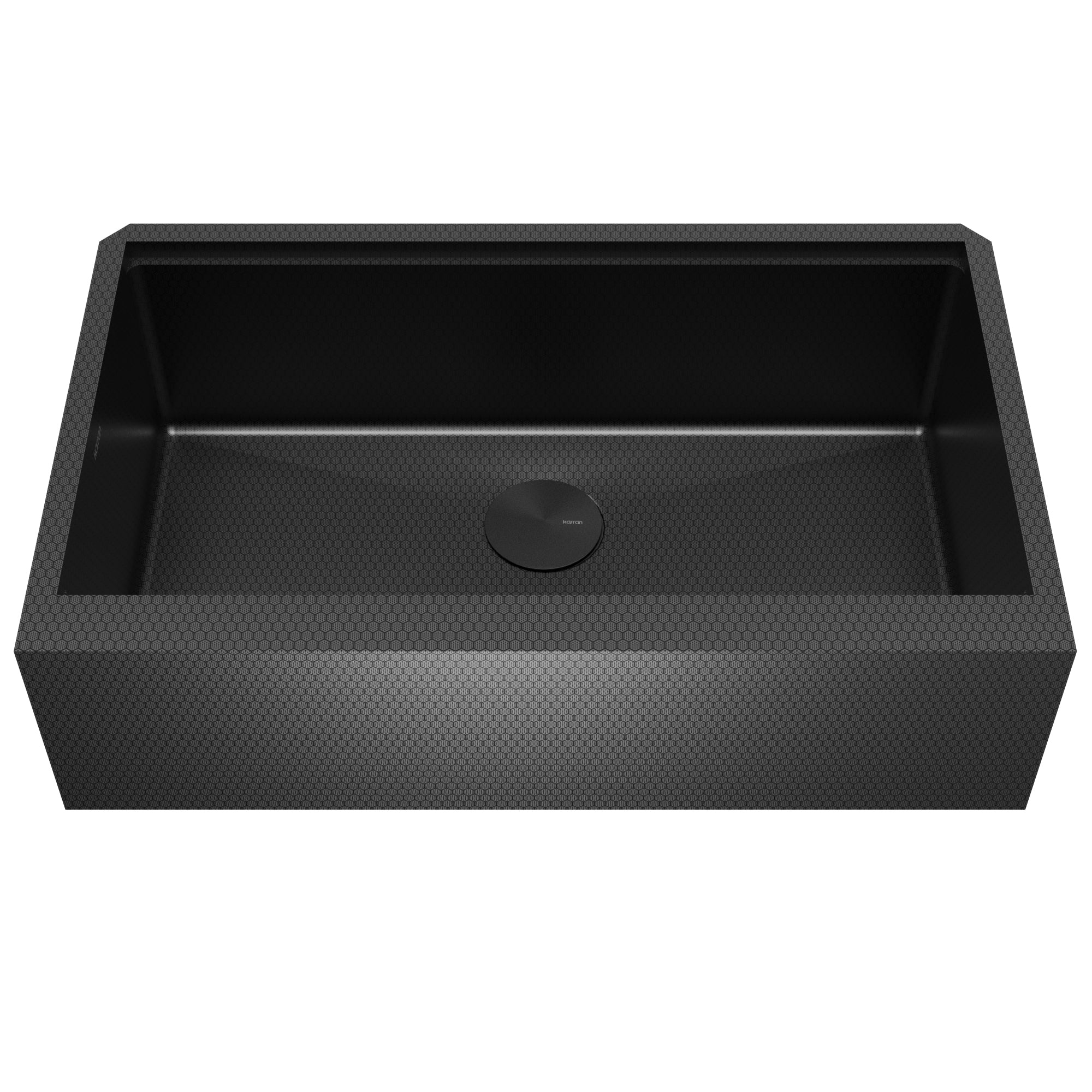 Karran 33 stainless steel workstation farmhouse sink gunmetal grey product image