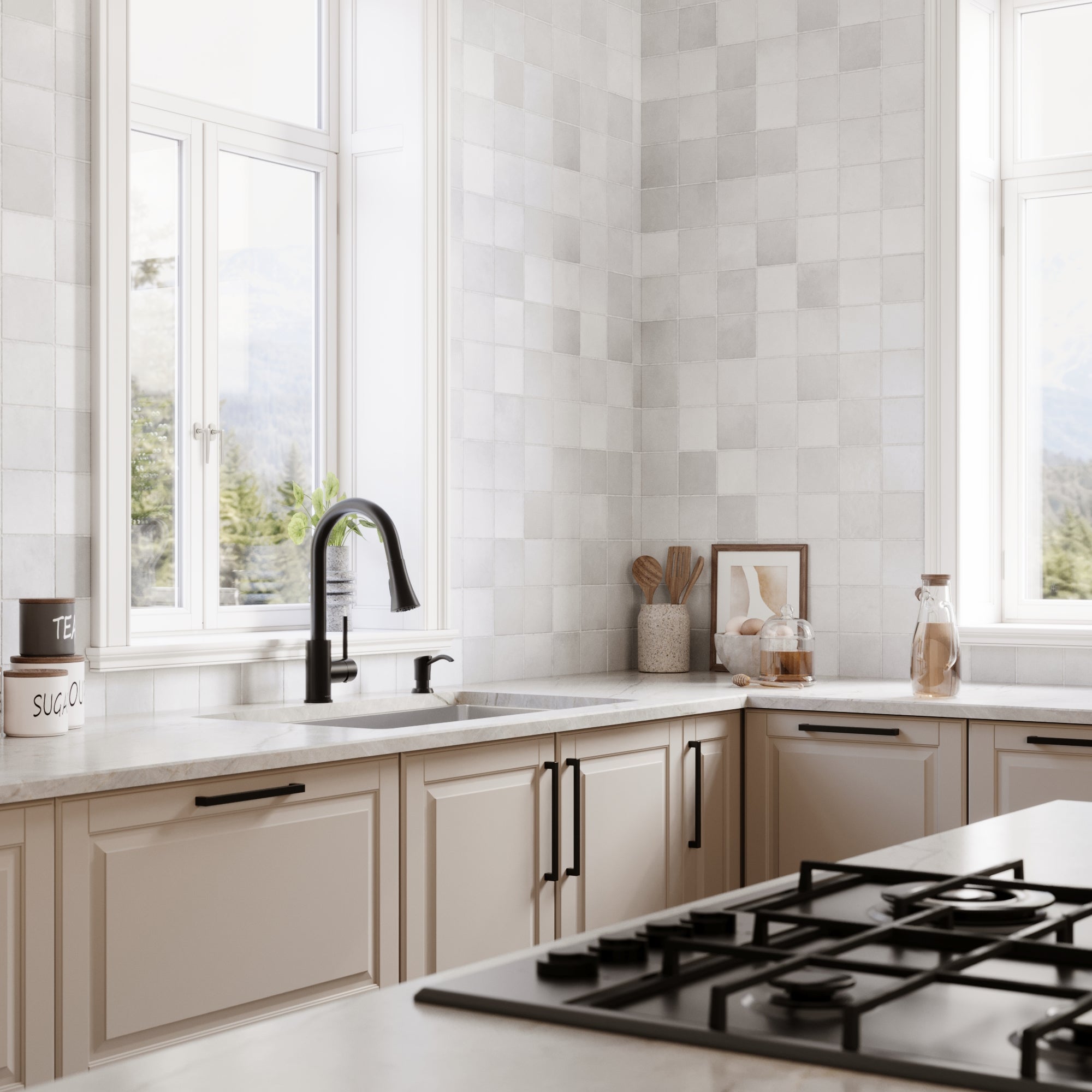 Karran lansen 32 stainless steel kitchen sink 18 gauge lifestyle image