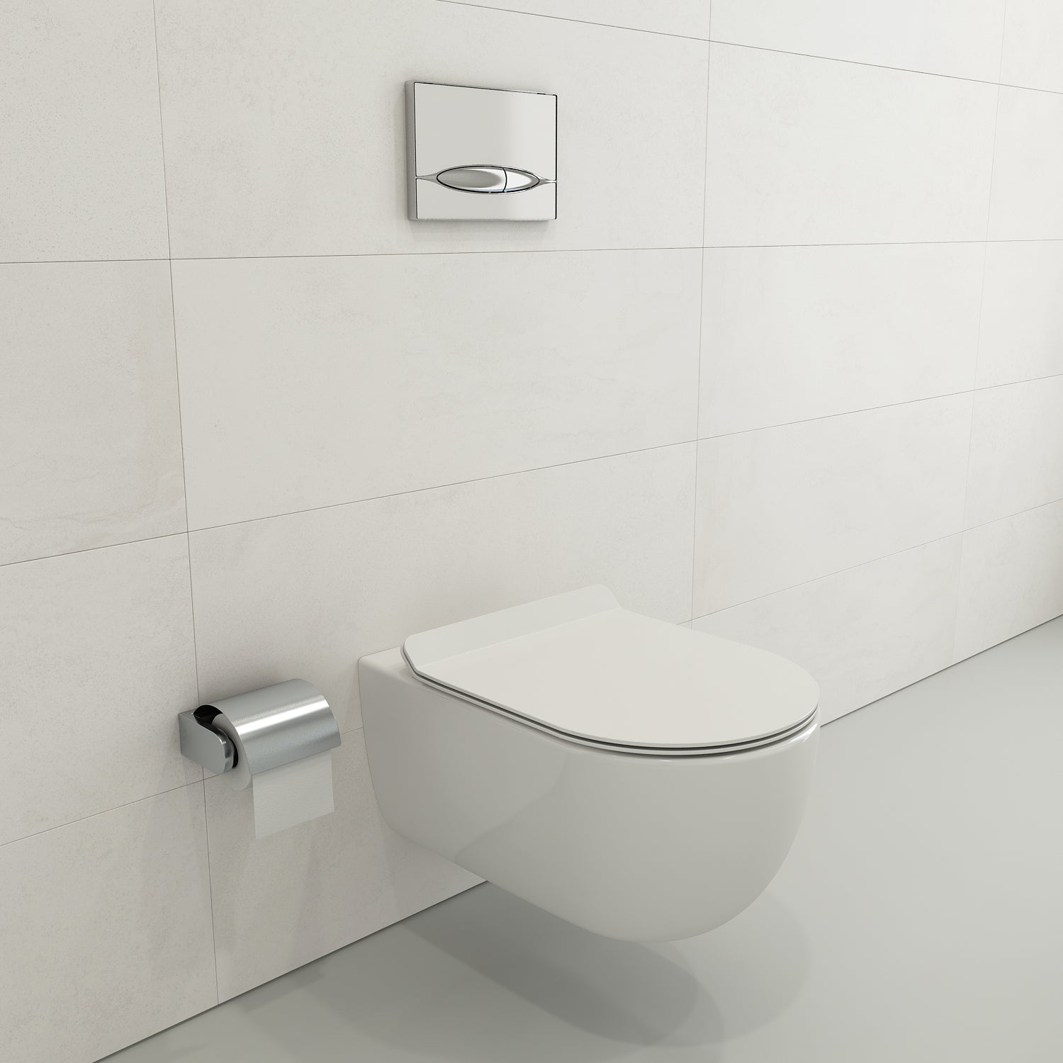 BOCCHI Milano Toilet Seat for 1632 model in White, A0337-001