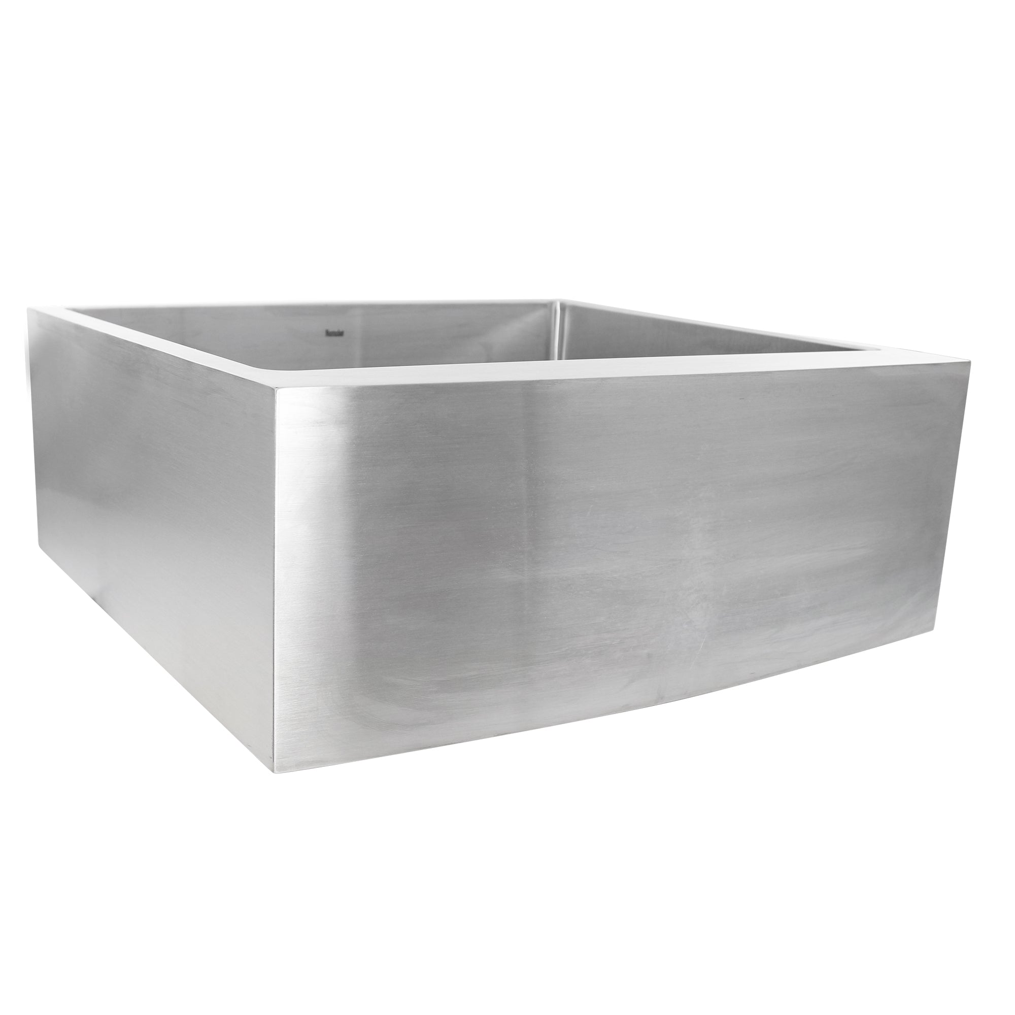 Nantucket Sinks Pro Series 24" Stainless Steel Farmhouse Sink, 16 Gauge, APRON2420-SR-16