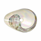 Native Trails Murano 18" Asymmetrical Shell-Shaped Glass Vessel Bathroom Sink, Abalone, MG1912-AE