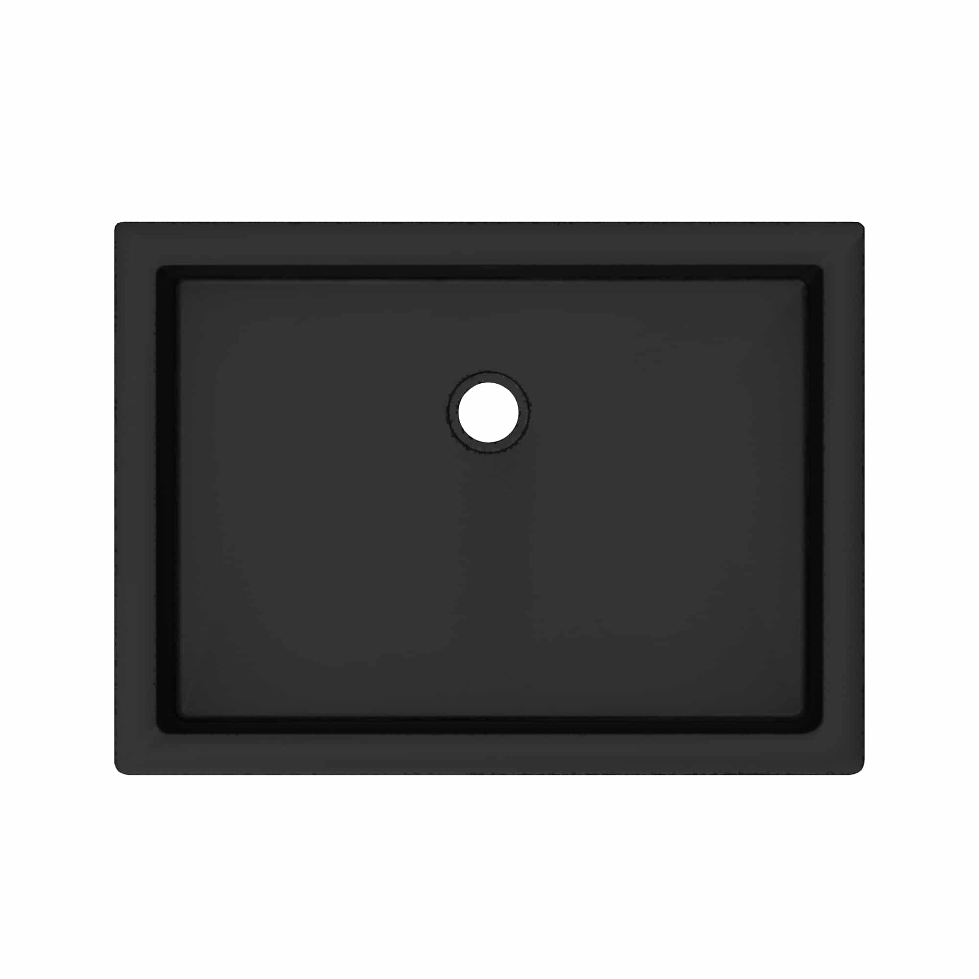 Native Trails Anacapa 21" x 15.5" Rectangle Undermount NativeStone Concrete ADA Bathroom Sink, Charcoal, NSL2116-C Product Image