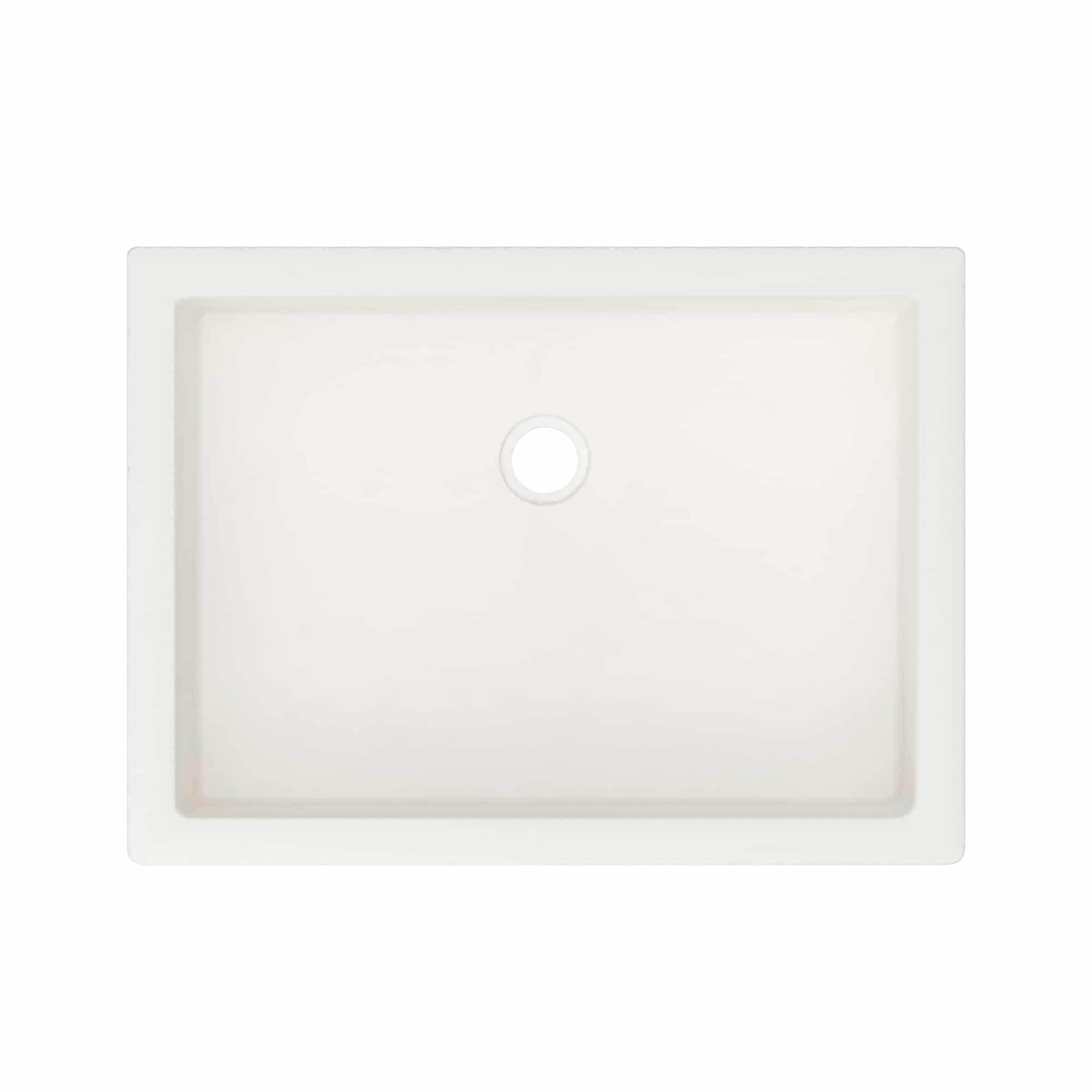 Native Trails Anacapa 21" x 15.5" Rectangle Undermount NativeStone Concrete ADA Bathroom Sink, Pearl, NSL2116-P Product Image