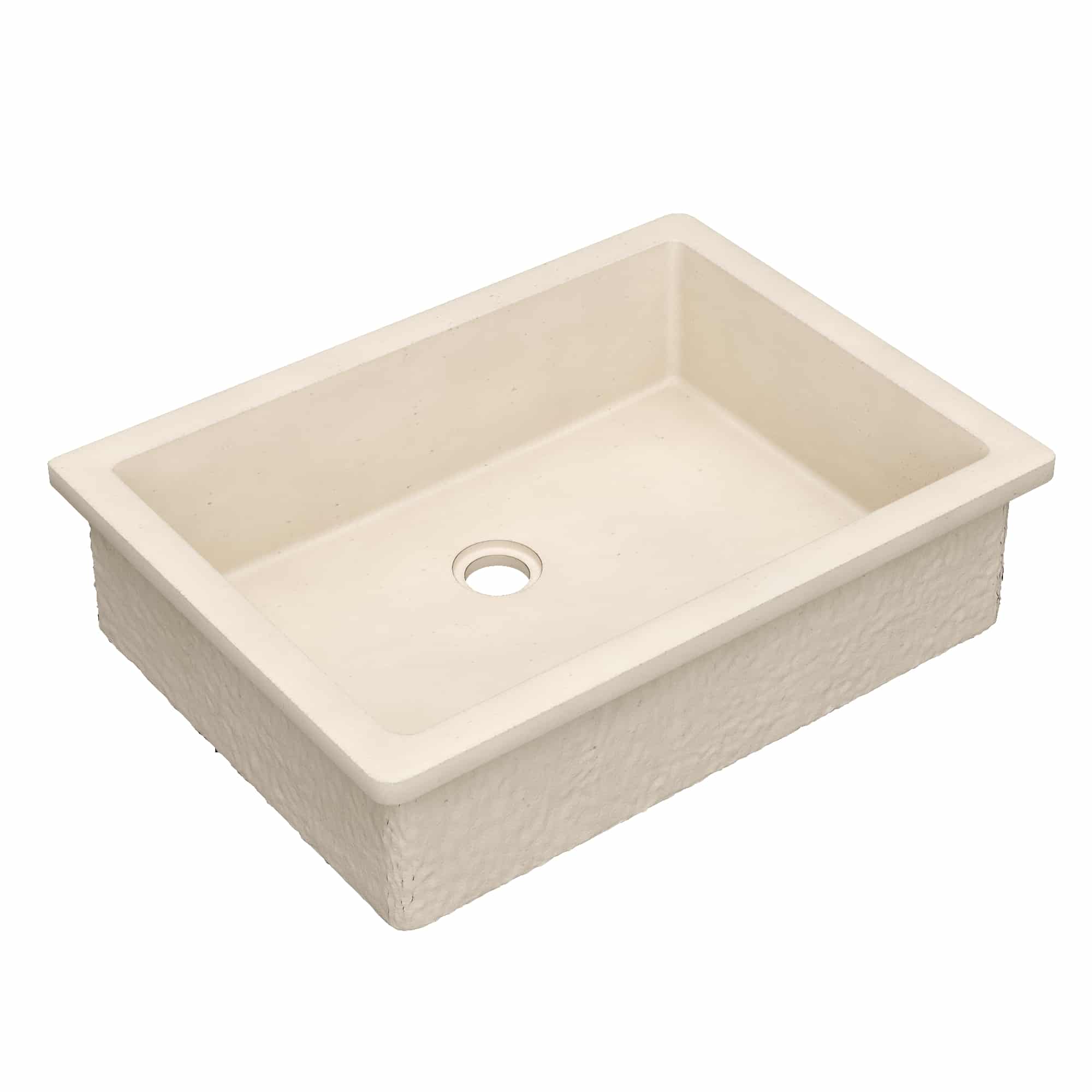 Native Trails Anacapa 21" x 15.5" Rectangle Undermount NativeStone Concrete ADA Bathroom Sink, Sand, NSL2116-D Product Image