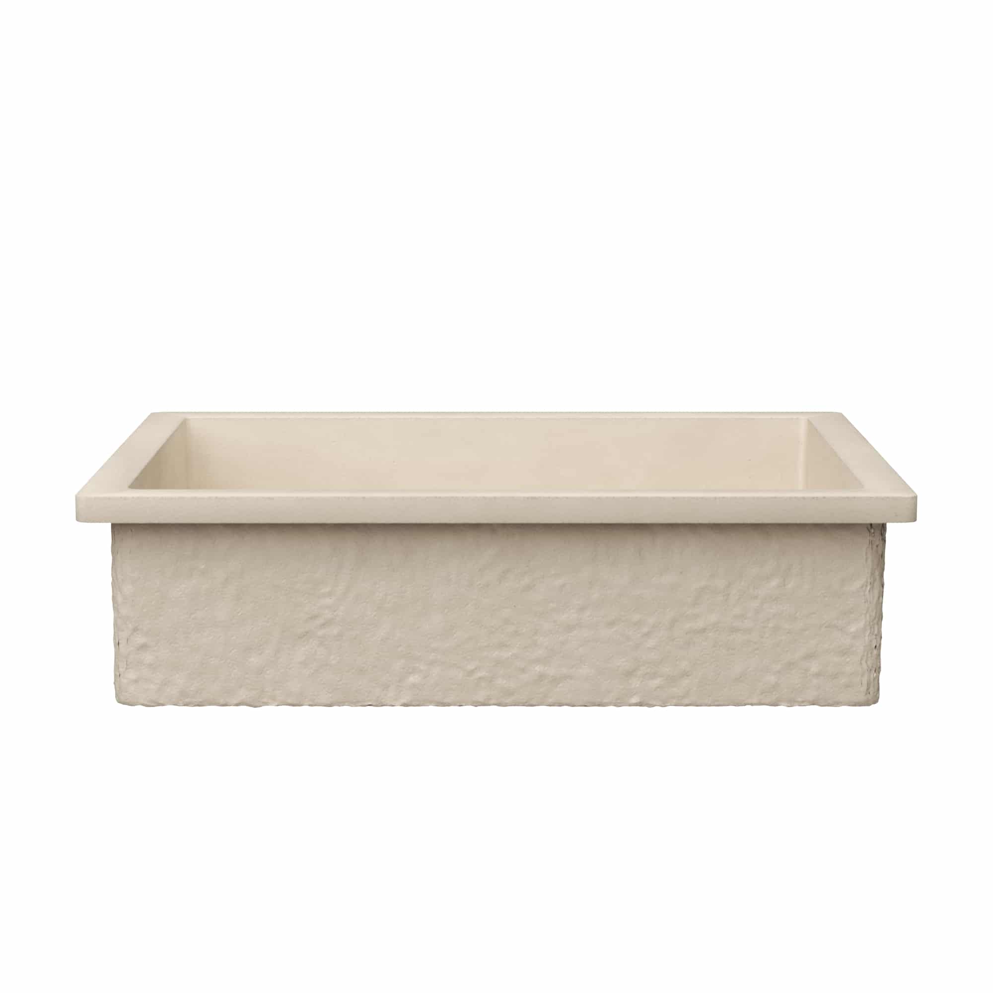 Native Trails Anacapa 21" x 15.5" Rectangle Undermount NativeStone Concrete ADA Bathroom Sink, Sand, NSL2116-D Product Image