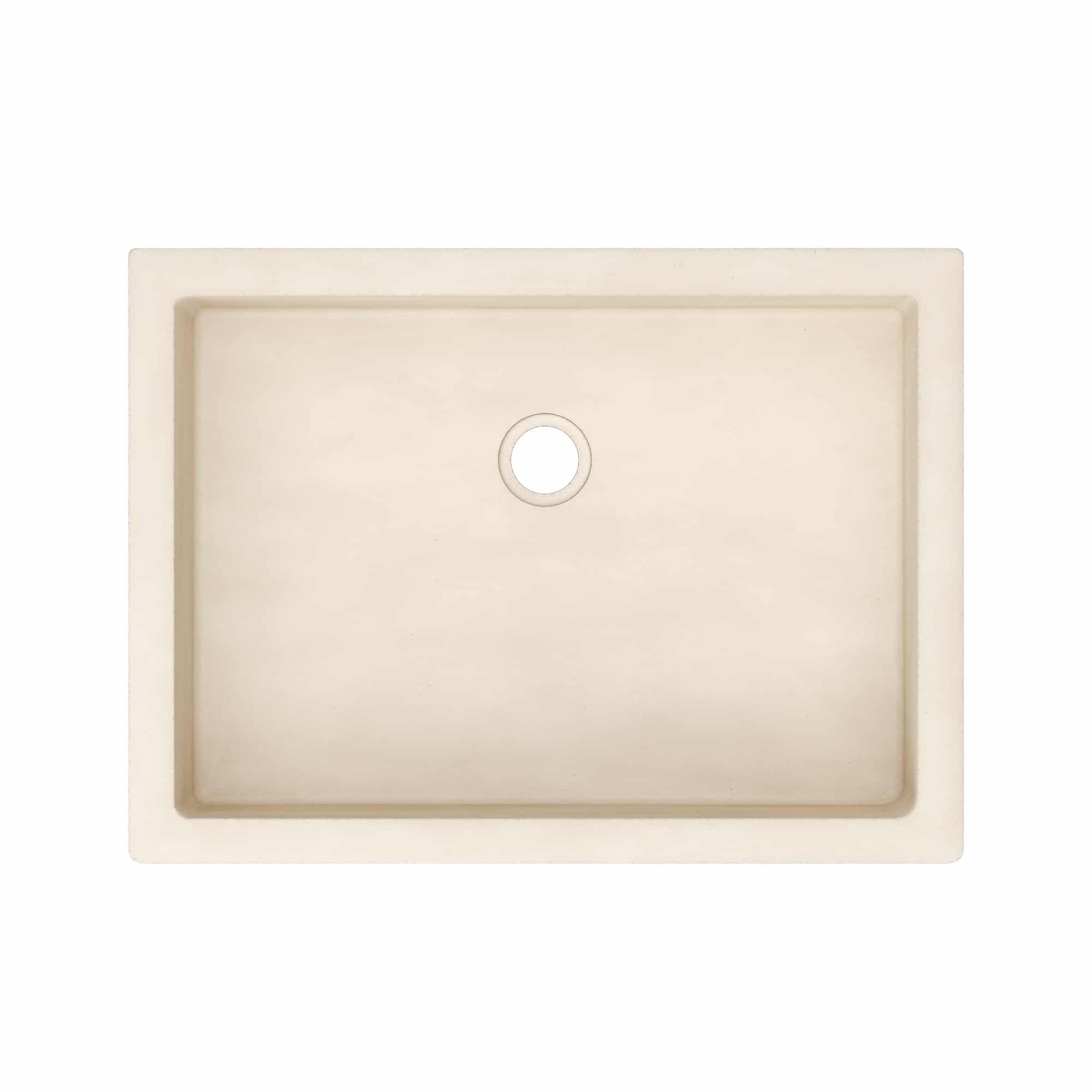 Native Trails Anacapa 21" x 15.5" Rectangle Undermount NativeStone Concrete ADA Bathroom Sink, Sand, NSL2116-D Product Image