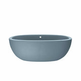 Native Trails 62" NativeStone Concrete Avalon Freestanding Bathtub, Ocean, NST6236-O