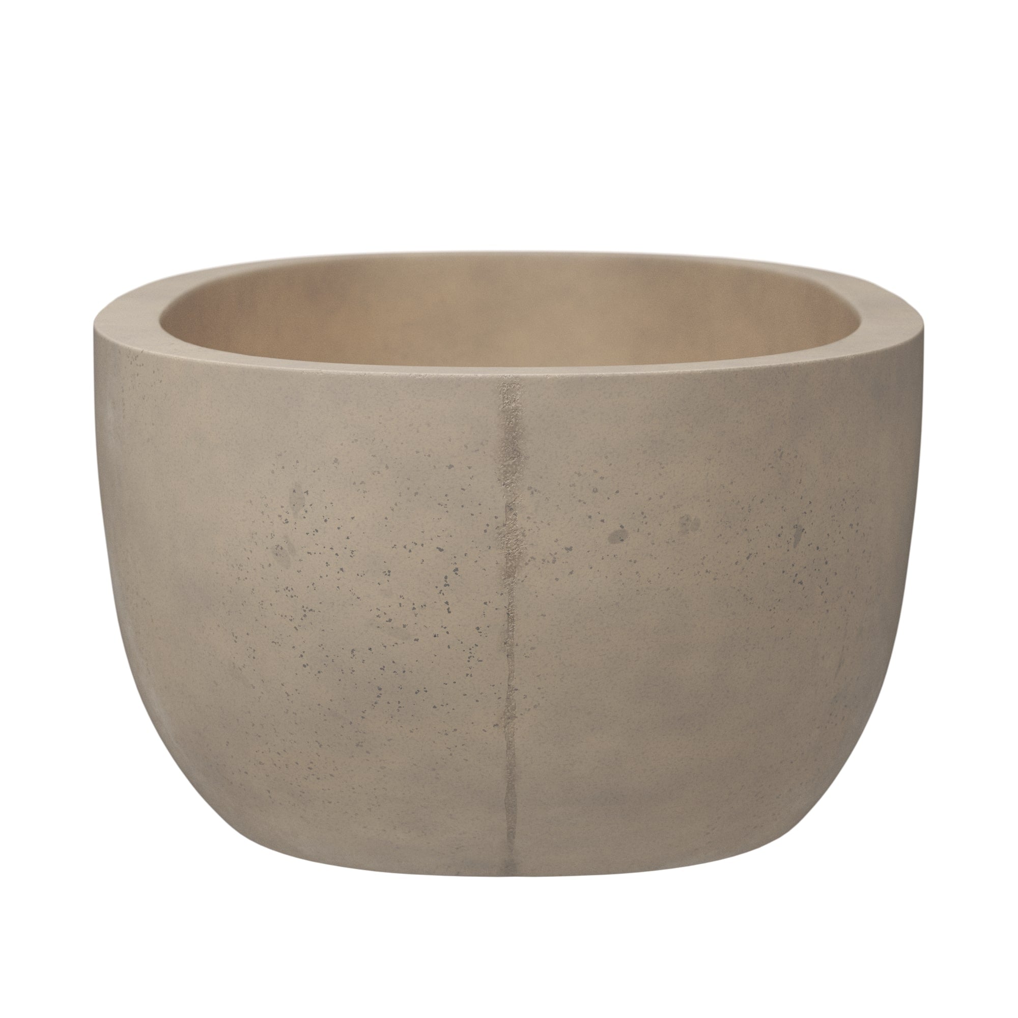 Native Trails 66" NativeStone Concrete Avalon Freestanding Bathtub, Sand, NST6636-D Product Image