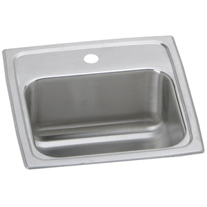 Alternate Image for Elkay Celebrity 15" Rectangular Stainless Steel ADA Bar/Prep Sink, Brushed Satin, 1 Faucet Hole, BCR151