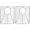 Nantucket Sinks Premium Kitchen Stainless Steel Bottom Grids Set Silver, BG-PR5050L