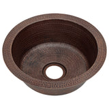 Alternative View of Premier Copper Products 12" Copper Bar/Prep Sink, Oil Rubbed Bronze, BR12DB2