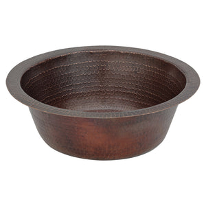 Alternate Image for Premier Copper Products 14" Copper Bar/Prep Sink, Oil Rubbed Bronze, BR14DB2
