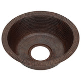 Alternative View of Premier Copper Products 14" Copper Bar/Prep Sink, Oil Rubbed Bronze, BR14DB3