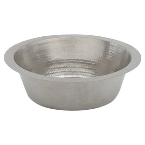 Alternate Image for Premier Copper Products 14" Copper Bar/Prep Sink, Nickel, BR14EN2