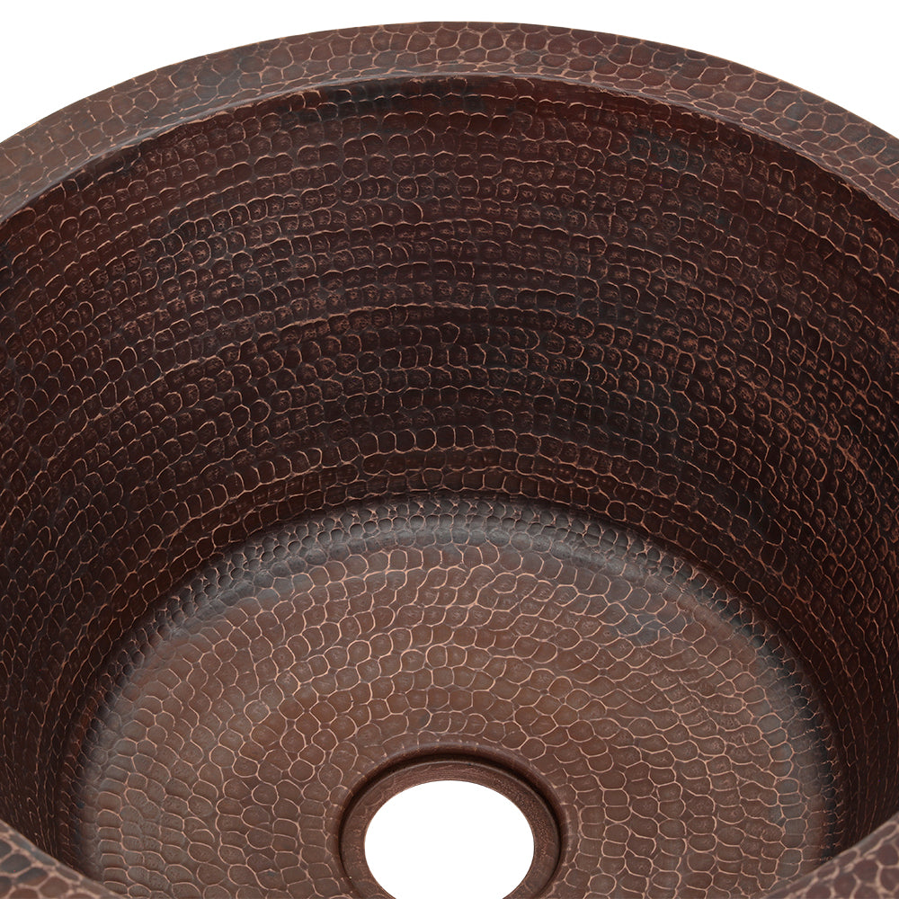 Alternative View of Premier Copper Products 16" Copper Bar/Prep Sink, Oil Rubbed Bronze, BR16DB2
