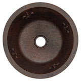 Alternative View of Premier Copper Products 16" Copper Bar/Prep Sink, Oil Rubbed Bronze, BR16FDB2