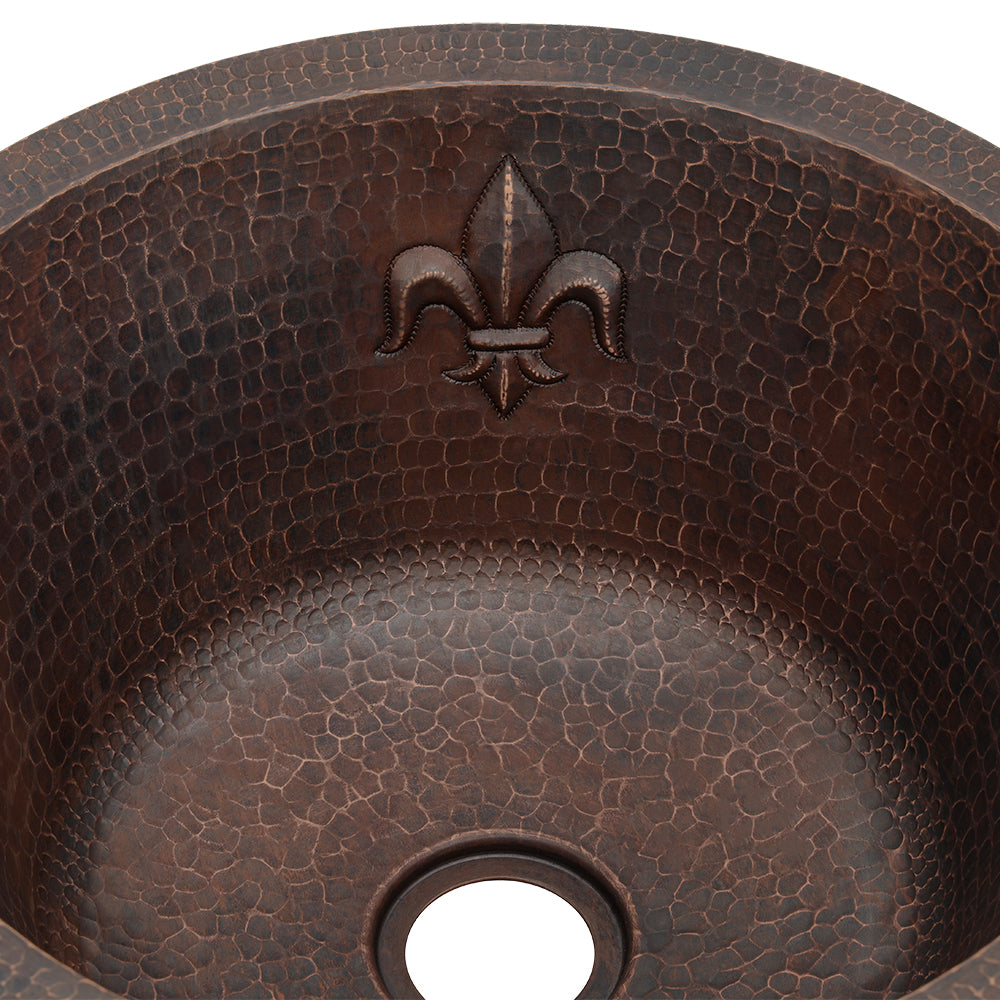 Alternative View of Premier Copper Products 16" Copper Bar/Prep Sink, Oil Rubbed Bronze, BR16FDB2