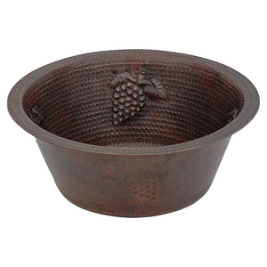 Alternate Image for Premier Copper Products 16" Copper Bar/Prep Sink, Oil Rubbed Bronze, BR16GDB3