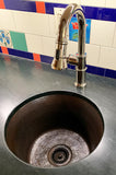 Installation Image of Premier Copper Products 17" Copper Bar/Prep Sink, Oil Rubbed Bronze, BR17DB