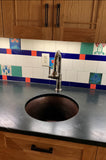 Installation Image of Premier Copper Products 17" Copper Bar/Prep Sink, Oil Rubbed Bronze, BR17DB