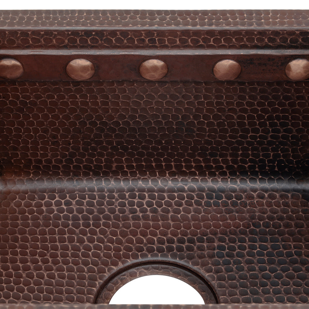 Alternative View of Premier Copper Products 16" Copper Bar/Prep Sink, Oil Rubbed Bronze, BREC16DBBS