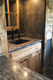 Installation Image of Premier Copper Products 16" Copper Bar/Prep Sink, Oil Rubbed Bronze, BREC16DBBS