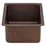 Alternative View of Premier Copper Products 16" Copper Bar/Prep Sink, Oil Rubbed Bronze, BREC16DB