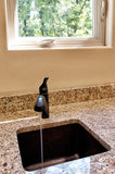 Installation Image of Premier Copper Products 16" Copper Bar/Prep Sink, Oil Rubbed Bronze, BREC16DB