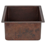 Alternative View of Premier Copper Products 20" Copper Bar/Prep Sink, Oil Rubbed Bronze, BREC20DB