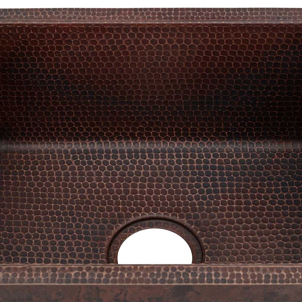 Alternative View of Premier Copper Products 20" Copper Bar/Prep Sink, Oil Rubbed Bronze, BREC20DB