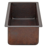 Alternative View of Premier Copper Products 28" Copper Bar/Prep Sink, Oil Rubbed Bronze, BREC28DB