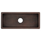 Alternative View of Premier Copper Products 28" Copper Bar/Prep Sink, Oil Rubbed Bronze, BREC28DB