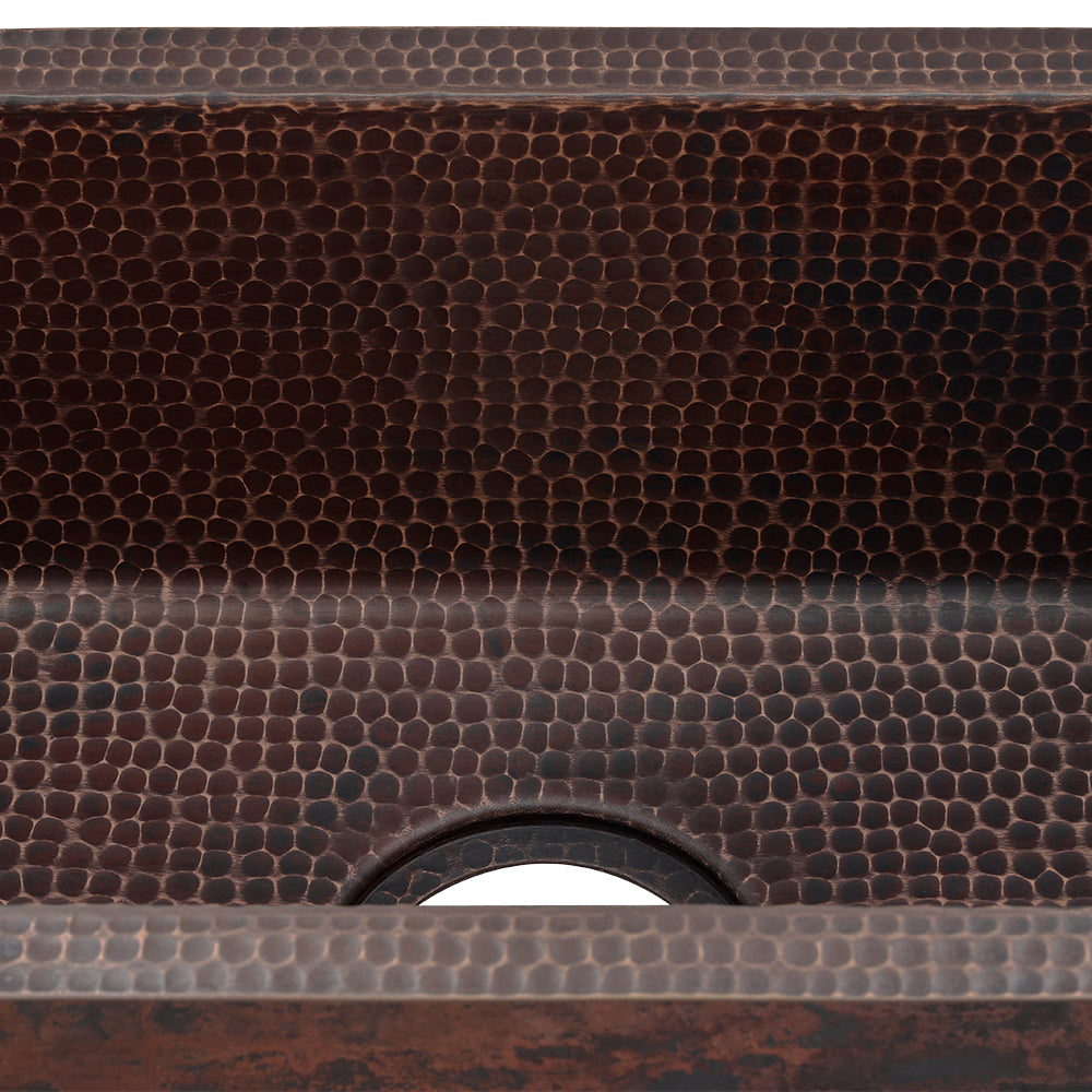 Alternative View of Premier Copper Products 28" Copper Bar/Prep Sink, Oil Rubbed Bronze, BREC28DB