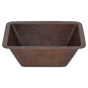 Alternate Image for Premier Copper Products 17" Copper Bar/Prep Sink, Oil Rubbed Bronze, BRECDB2