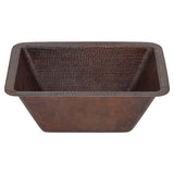 Main Image of Premier Copper Products 17" Copper Bar/Prep Sink, Oil Rubbed Bronze, BRECDB2