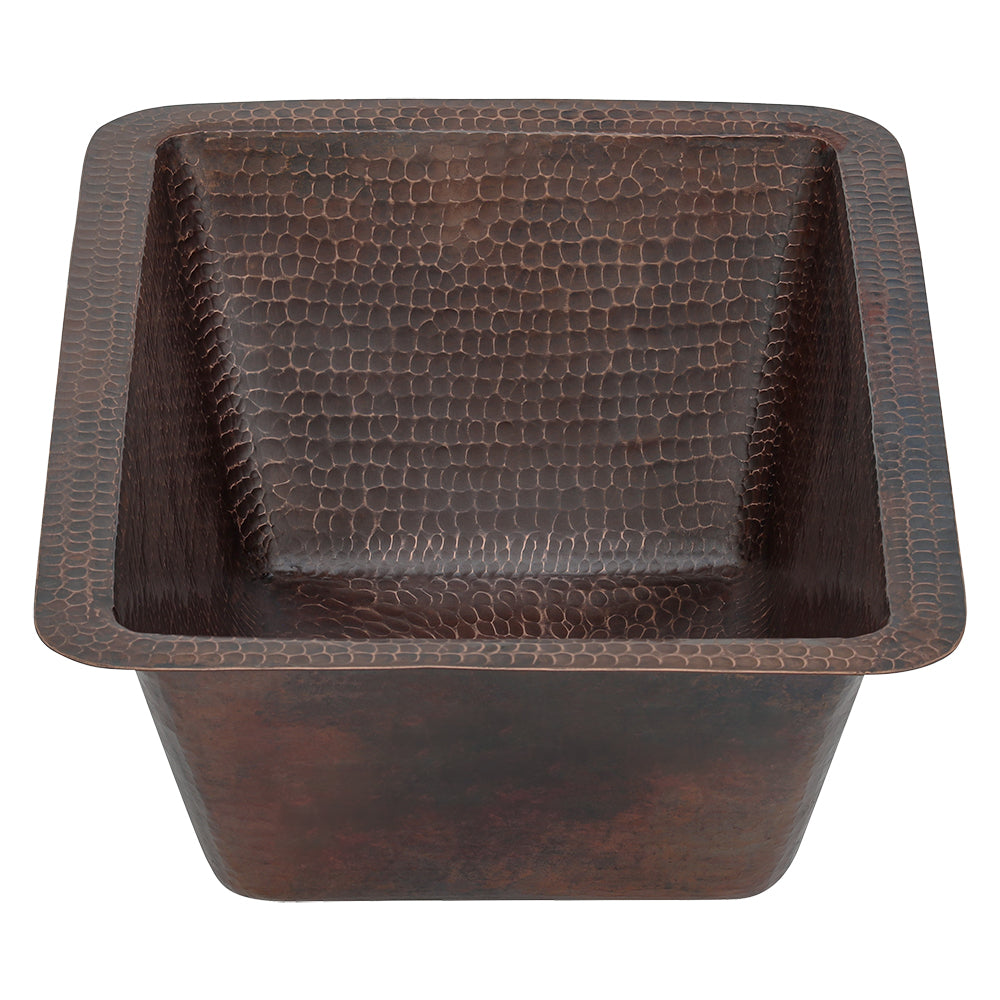 Alternative View of Premier Copper Products 17" Copper Bar/Prep Sink, Oil Rubbed Bronze, BRECDB2