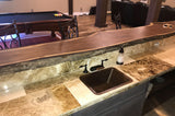 Installation Image of Premier Copper Products 17" Copper Bar/Prep Sink, Oil Rubbed Bronze, BRECDB2