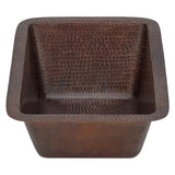 Alternative View of Premier Copper Products 17" Copper Bar/Prep Sink, Oil Rubbed Bronze, BRECDB3