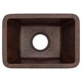 Alternative View of Premier Copper Products 17" Copper Bar/Prep Sink, Oil Rubbed Bronze, BRECDB3