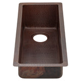 Alternative View of Premier Copper Products 28" Copper Bar/Prep Sink, Oil Rubbed Bronze, BRECSL28DB3