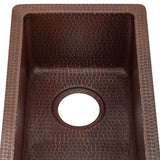 Alternative View of Premier Copper Products 28" Copper Bar/Prep Sink, Oil Rubbed Bronze, BRECSL28DB3