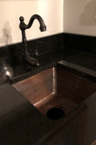 Installation Image of Premier Copper Products 15" Copper Bar/Prep Sink, Oil Rubbed Bronze, BS15DB3