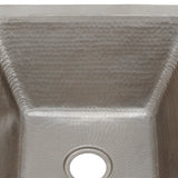 Alternative View of Premier Copper Products 15" Copper Bar/Prep Sink, Nickel, BS15EN2