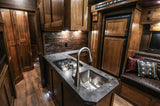 Installation Image of Premier Copper Products 15" Copper Bar/Prep Sink, Nickel, BS15EN2